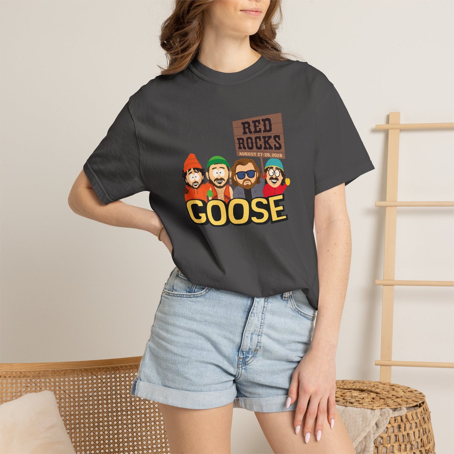 Red Rocks unisex T-Shirt - CHARCOAL