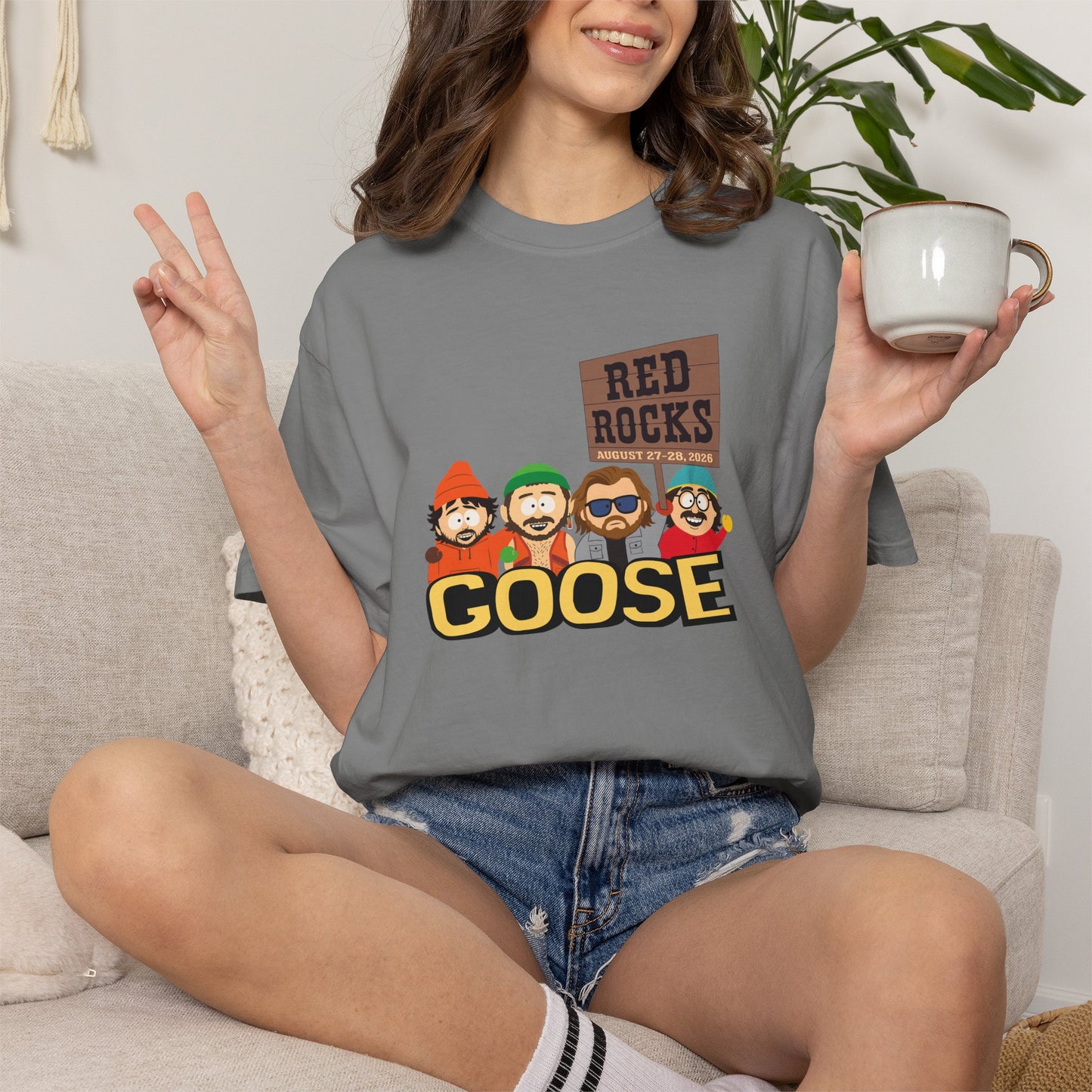 Red Rocks unisex T-Shirt - GRAY
