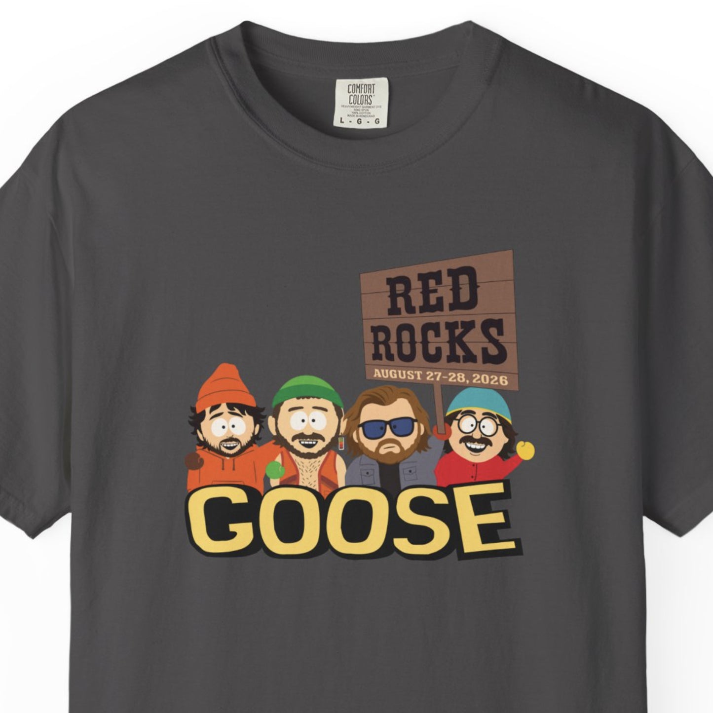 Red Rocks unisex T-Shirt - CHARCOAL