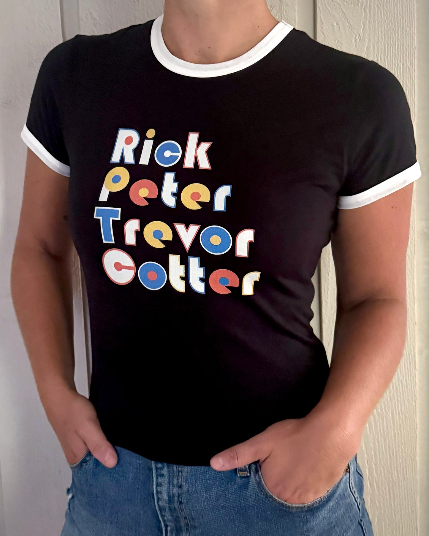 The Boys - Women's Ringer Tee Black