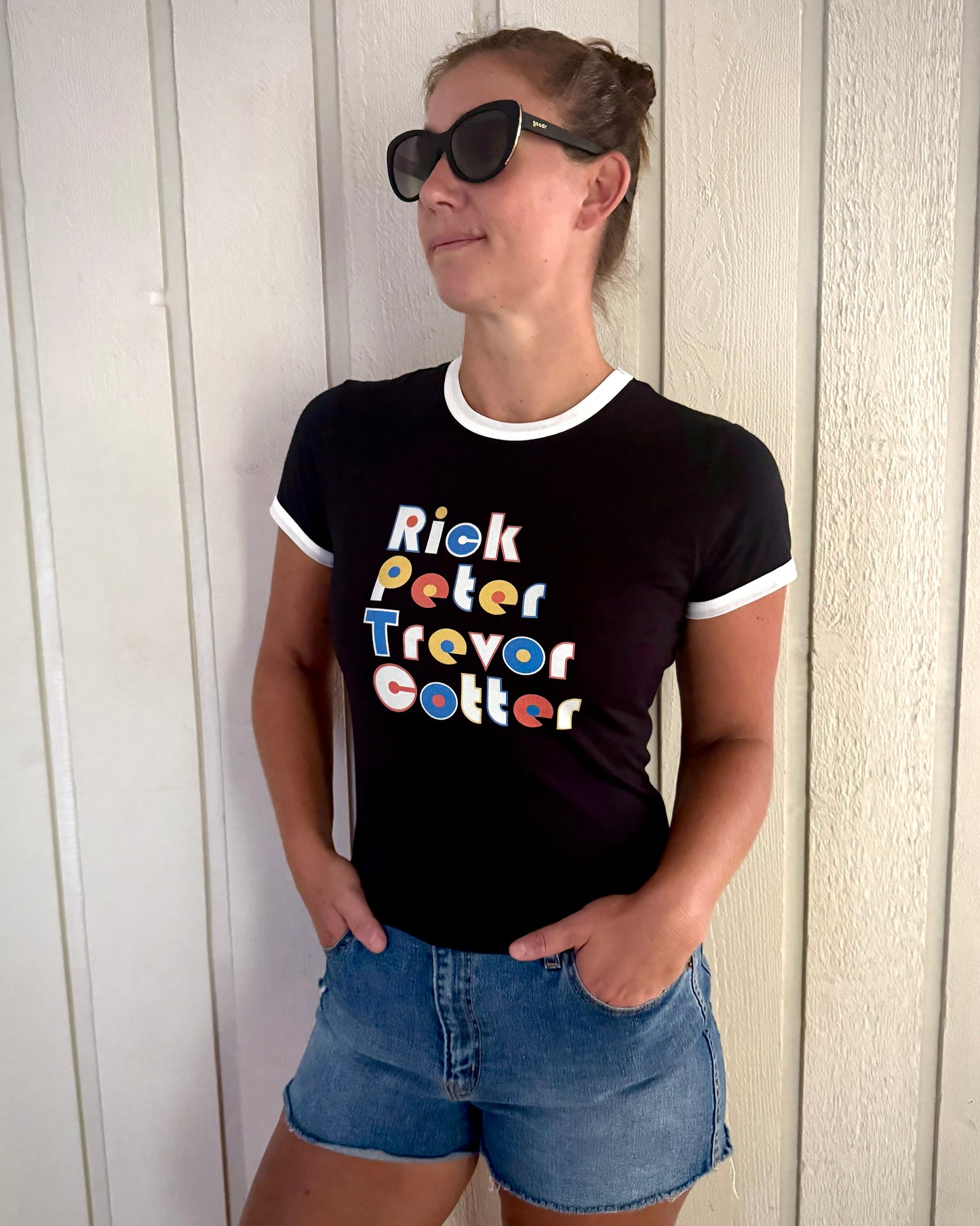 The Boys - Women's Ringer Tee Black