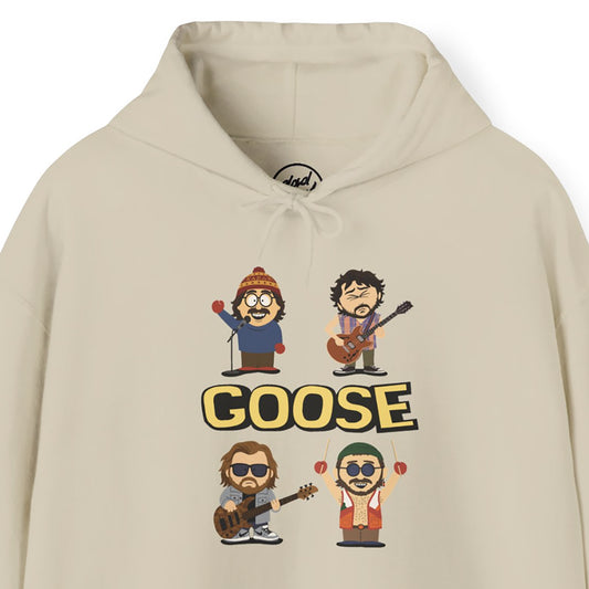Goose band merch hoodie south park dad funk peter trever cotter rick