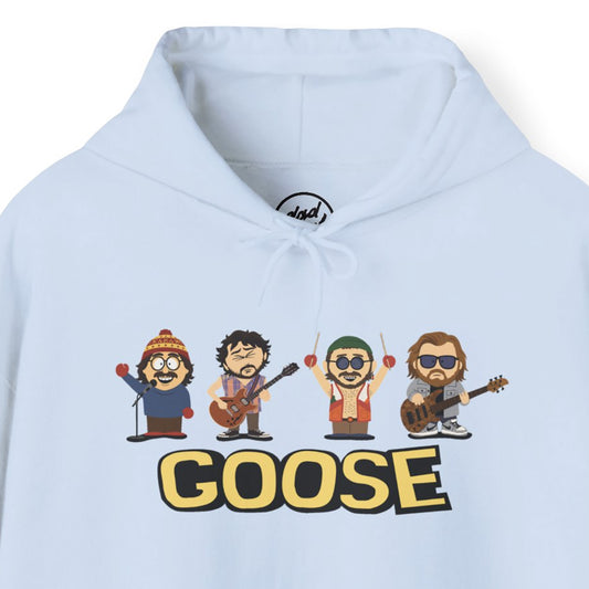 Goose band merch hoodie south park dad funk peter trever cotter rick