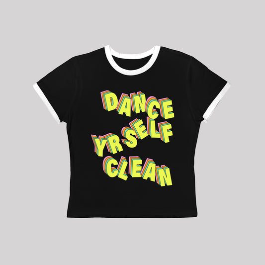 Dance Yrself Clean Women's Ringer Tee