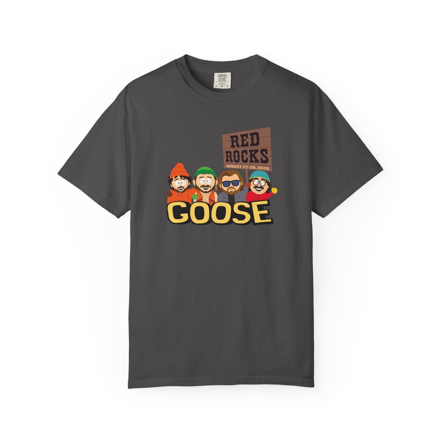 Red Rocks unisex T-Shirt - CHARCOAL