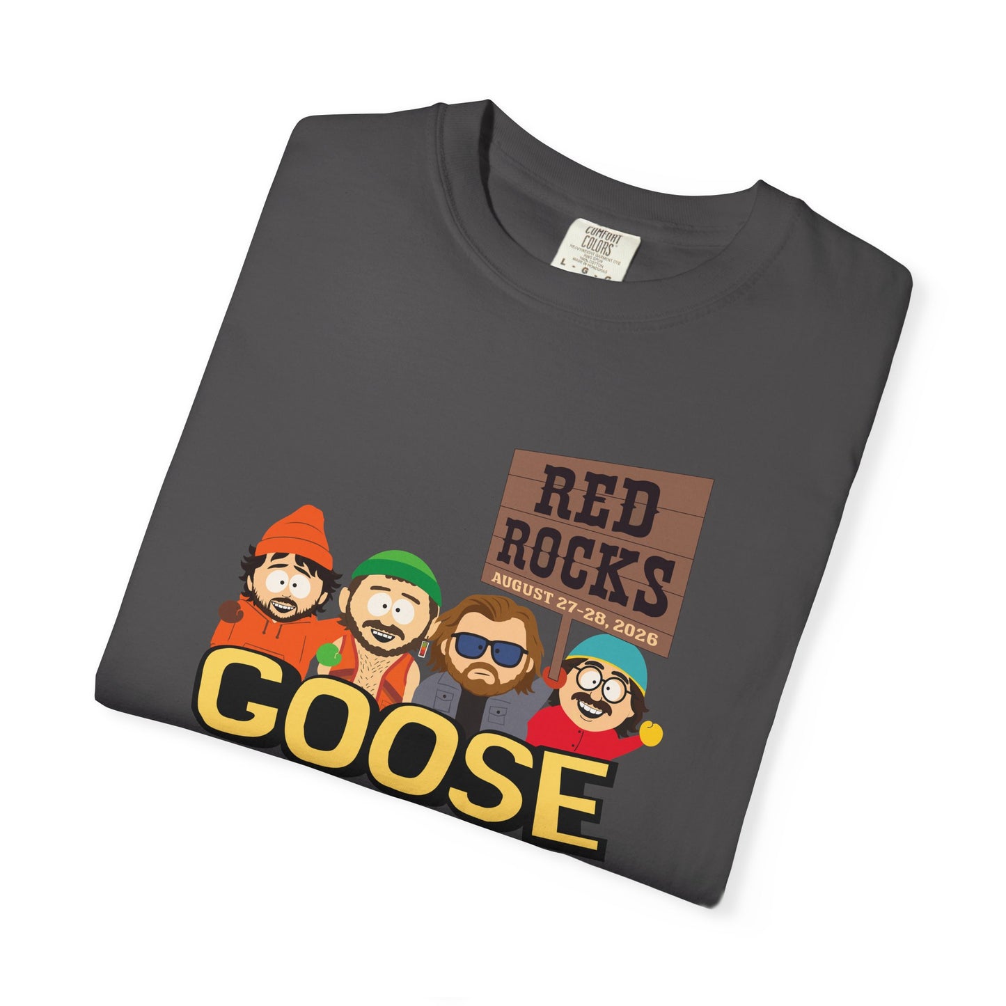 Red Rocks unisex T-Shirt - CHARCOAL