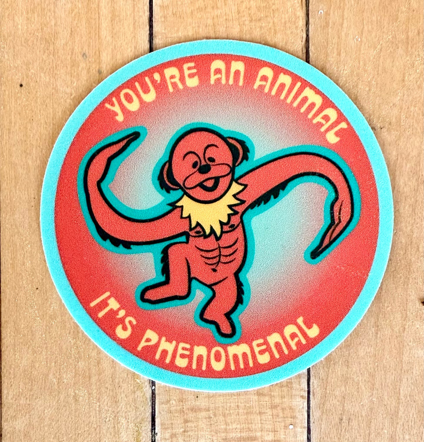 ANIMAL (orange & teal)