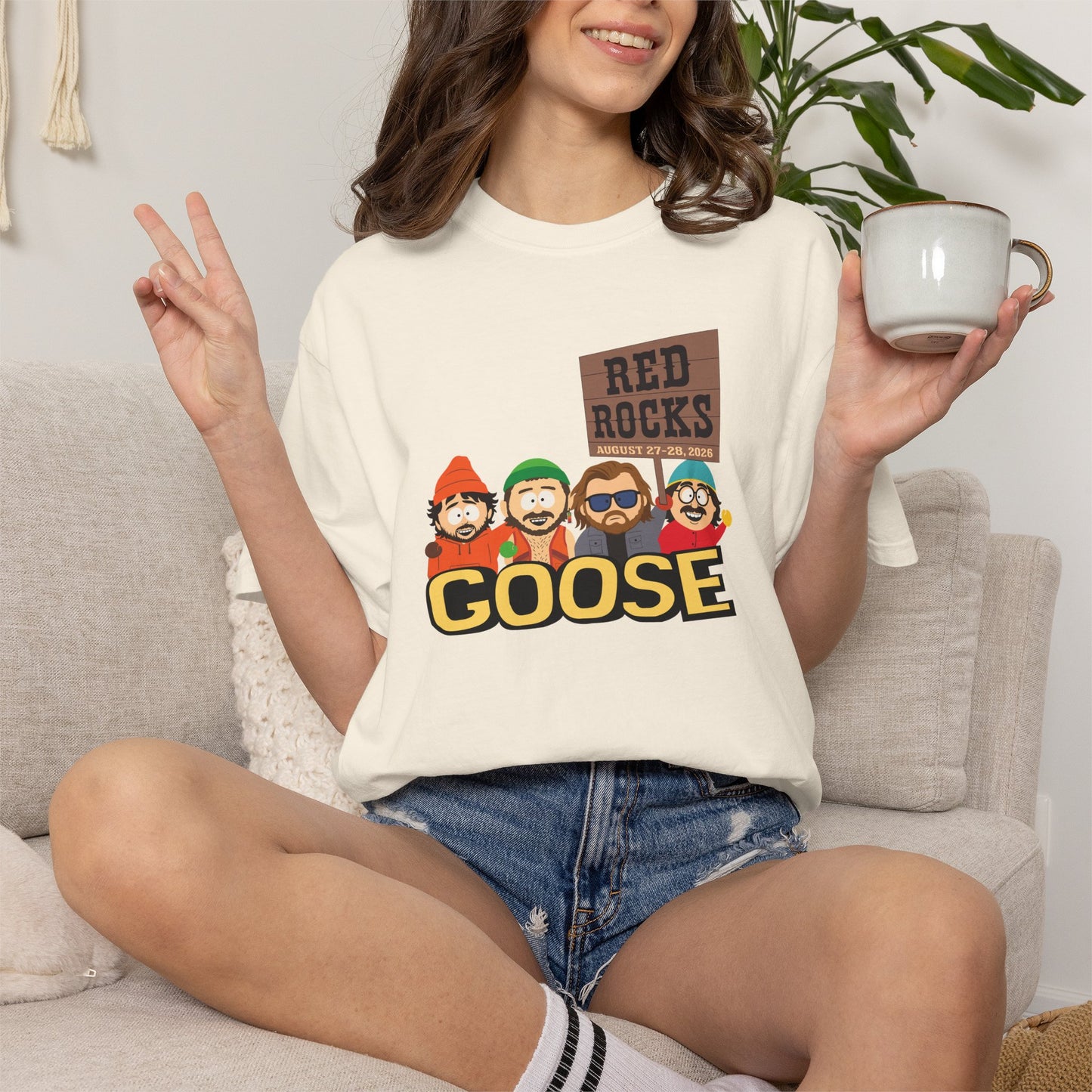 Red Rocks unisex T-Shirt - IVORY